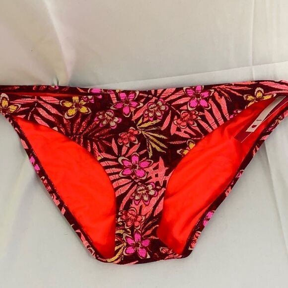 Xhilaration Women’s Floral Hipster Bikini Bottom - Picture 1 of 3